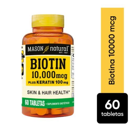Biotin 10,000 mcg + Keratin 100 mg