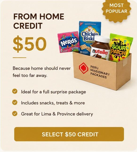 Peru Missionary Packages