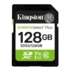 Tarjeta SDXC Kingston Canvas Select Plus Gen3 128GB, U1 V10, 150 MB/s