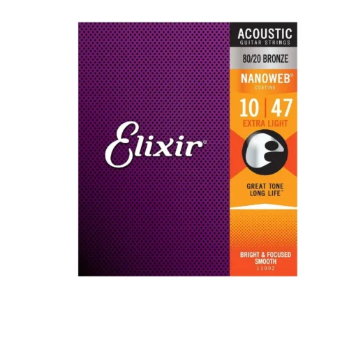 Elixir 10-Gauge Acoustic Guitar Strings