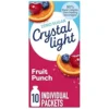 Crystal Light Drink Mix, 10 Packets, for Convenient On-the-Go Flavorful Hydration, Fruit Punch, artificial flavored, Zero Sugar, 0.9 oz