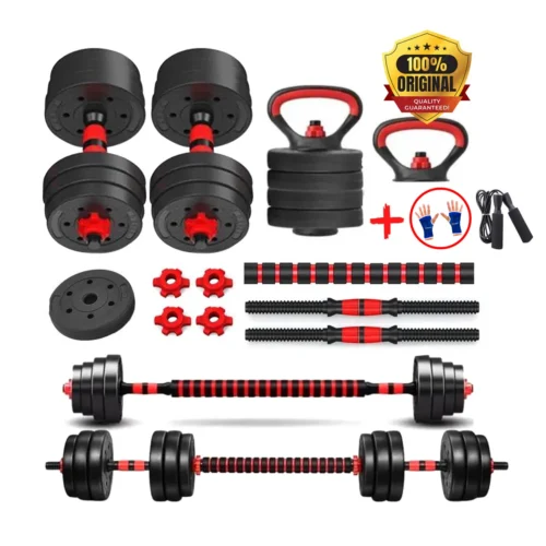 30KG Dumbbells for Russian Weight Training + Jump Rope + Gloves