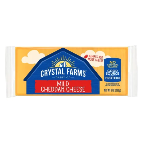 Crystal Farms Aged Cheddar Cheese, 226-gram block