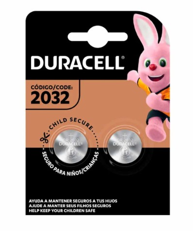 Duracell 2032 Baby Secure Lithium Button Batteries, 2-Pack
